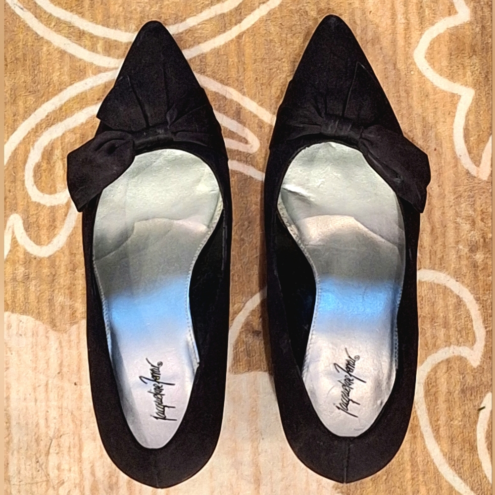 Jacqueline Ferrar Elegant Black Pumps, Size 9.5